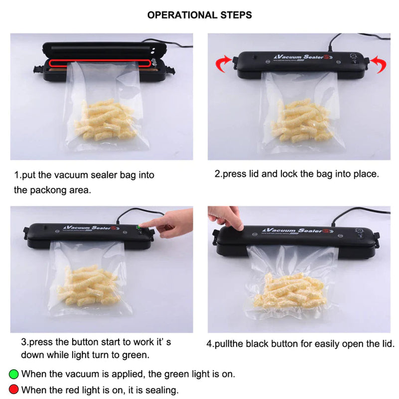  ProSeal™ Vacuum Sealer Machine – Keep Your Food Fresh 10X Longer! 🍖🥦