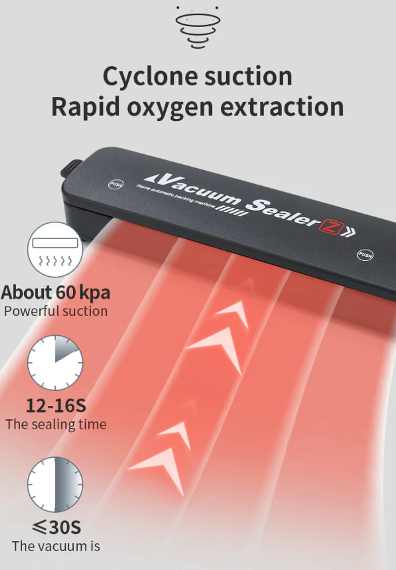  ProSeal™ Vacuum Sealer Machine – Keep Your Food Fresh 10X Longer! 🍖🥦